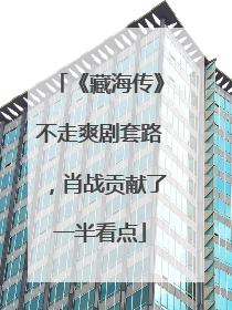 《藏海传》不走爽剧套路，肖战贡献了一半看点