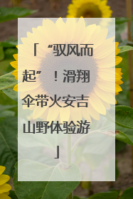 “驭风而起”！滑翔伞带火安吉山野体验游