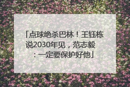 点球绝杀巴林！王钰栋说2030年见，范志毅：一定要保护好他