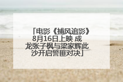 电影《捕风追影》8月16日上映 成龙张子枫与梁家辉此沙开启警匪对决