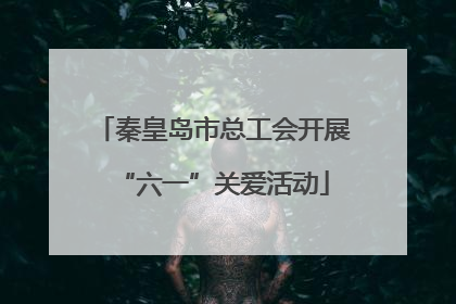 秦皇岛市总工会开展“六一”关爱活动