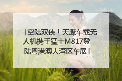 空陆双侠！天鹰车载无人机携手猛士M817登陆粤港澳大湾区车展