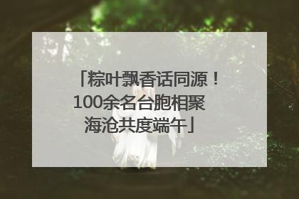 粽叶飘香话同源！100余名台胞相聚海沧共度端午