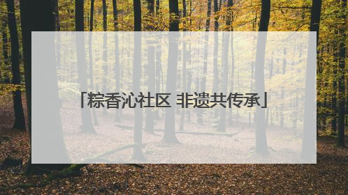 粽香沁社区 非遗共传承