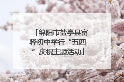 绵阳市盐亭县富驿初中举行“五四”庆祝主题活动