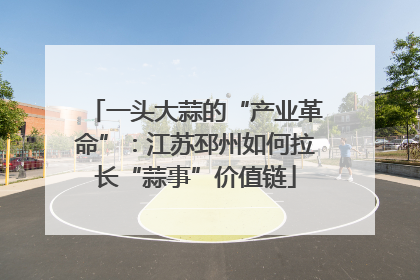 一头大蒜的“产业革命”：江苏邳州如何拉长“蒜事”价值链