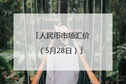 人民币市场汇价（5月28日）