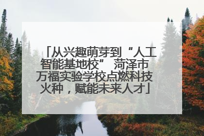从兴趣萌芽到“人工智能基地校” 菏泽市万福实验学校点燃科技火种，赋能未来人才