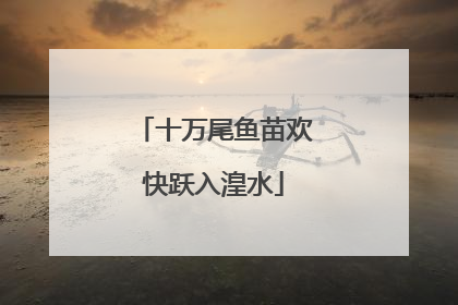 十万尾鱼苗欢快跃入湟水