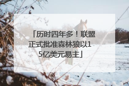 历时四年多！联盟正式批准森林狼以15亿美元易主