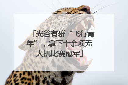 光谷有群“飞行青年”，拿下十余项无人机比赛冠军