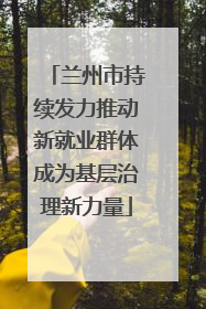 兰州市持续发力推动新就业群体成为基层治理新力量
