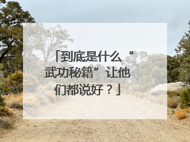 到底是什么“武功秘籍”让他们都说好？
