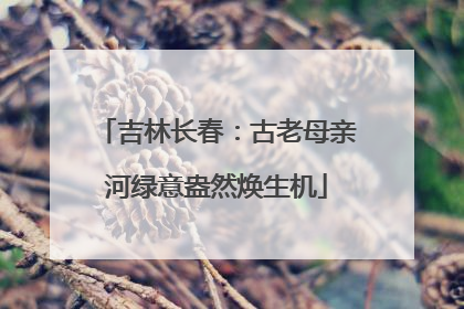 吉林长春：古老母亲河绿意盎然焕生机