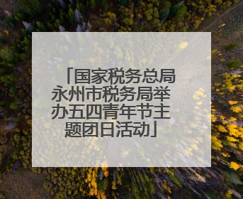 国家税务总局永州市税务局举办五四青年节主题团日活动