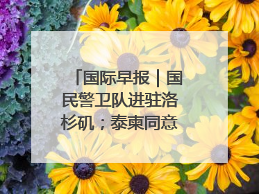 国际早报｜国民警卫队进驻洛杉矶；泰柬同意调整军队部署