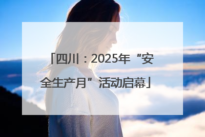 四川：2025年“安全生产月”活动启幕