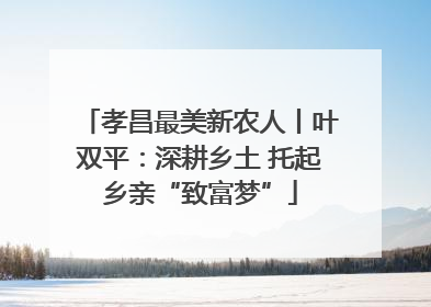 孝昌最美新农人丨叶双平：深耕乡土 托起乡亲“致富梦”