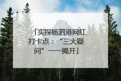 实探杨泗港网红打卡点：“三大疑问”一一揭开