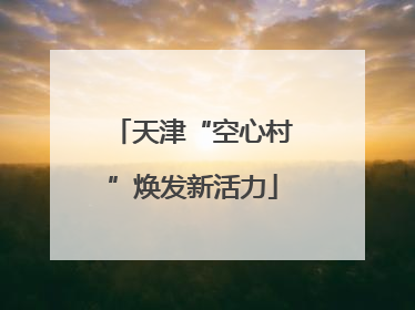 天津“空心村”焕发新活力