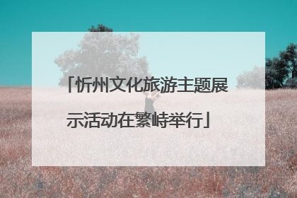 忻州文化旅游主题展示活动在繁峙举行