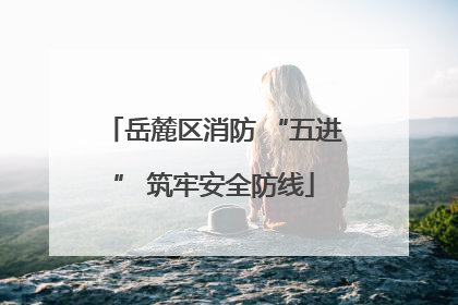 岳麓区消防 “五进” 筑牢安全防线