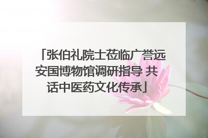 张伯礼院士莅临广誉远安国博物馆调研指导 共话中医药文化传承
