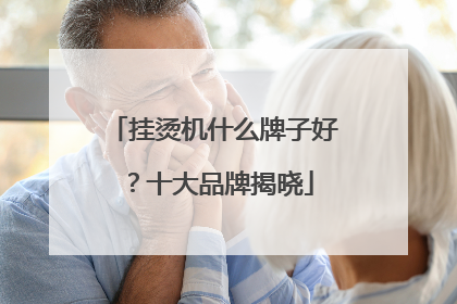 挂烫机什么牌子好？十大品牌揭晓