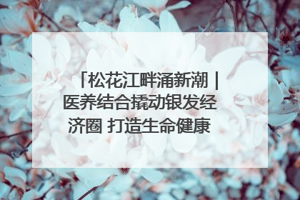 松花江畔涌新潮｜医养结合撬动银发经济圈 打造生命健康产业新样本