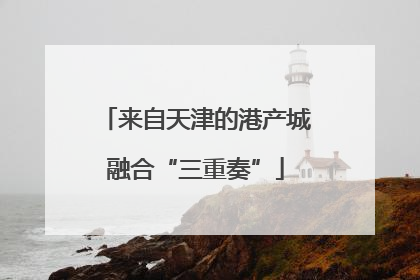 来自天津的港产城融合“三重奏”