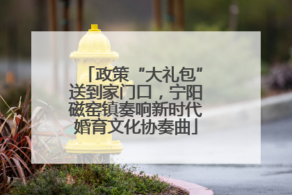 政策“大礼包”送到家门口，宁阳磁窑镇奏响新时代婚育文化协奏曲