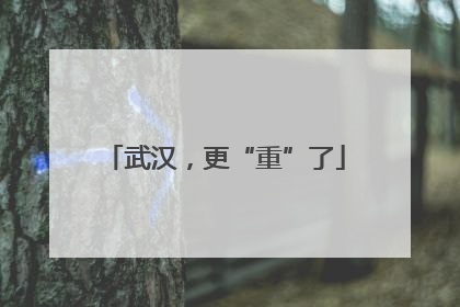 武汉，更“重”了
