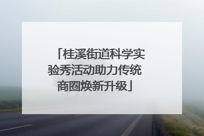 桂溪街道科学实验秀活动助力传统商圈焕新升级