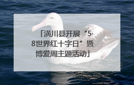 潢川县开展“5·8世界红十字日”暨博爱周主题活动