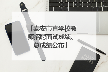 泰安市直学校教师招聘面试成绩、总成绩公布