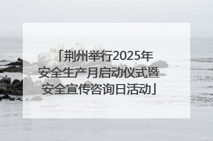 荆州举行2025年安全生产月启动仪式暨安全宣传咨询日活动
