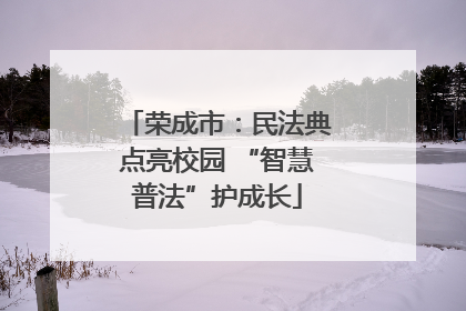荣成市：民法典点亮校园 “智慧普法”护成长