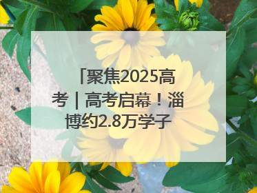 聚焦2025高考｜高考启幕！淄博约2.8万学子奔赴逐梦考场