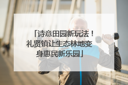 诗意田园新玩法！礼贤镇让生态林地变身惠民新乐园
