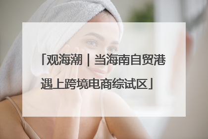 观海潮｜当海南自贸港遇上跨境电商综试区