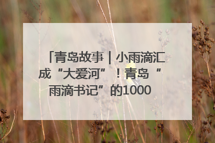 青岛故事｜小雨滴汇成“大爱河”！青岛“雨滴书记”的1000场公益长跑路