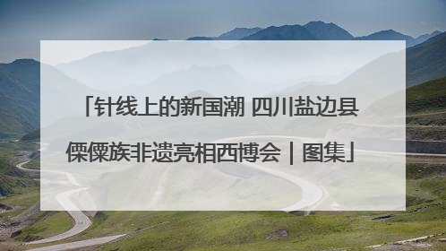 针线上的新国潮 四川盐边县傈僳族非遗亮相西博会｜图集