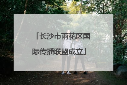 长沙市雨花区国际传播联盟成立