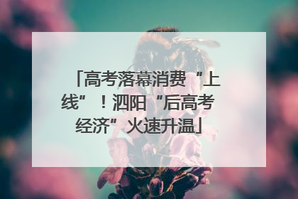高考落幕消费“上线”！泗阳“后高考经济”火速升温