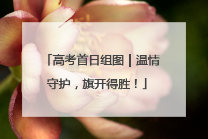 高考首日组图｜温情守护，旗开得胜！