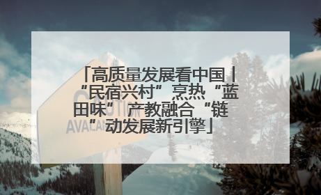 高质量发展看中国丨“民宿兴村”烹热“蓝田味” 产教融合“链”动发展新引擎