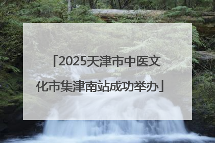2025天津市中医文化市集津南站成功举办