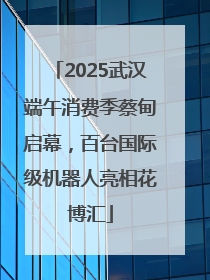 2025武汉端午消费季蔡甸启幕，百台国际级机器人亮相花博汇