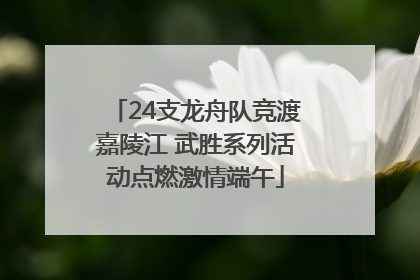24支龙舟队竞渡嘉陵江 武胜系列活动点燃激情端午